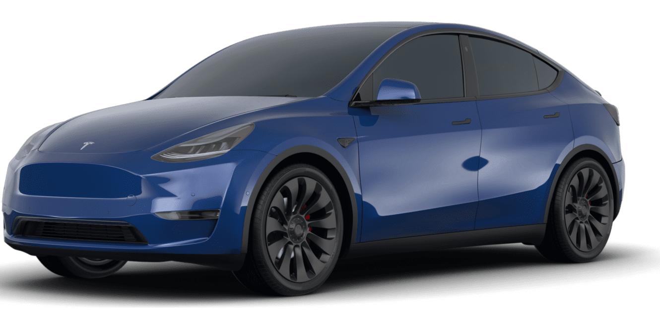 TESLA MODEL Y 2021 5YJYGDEF0MF248453 image